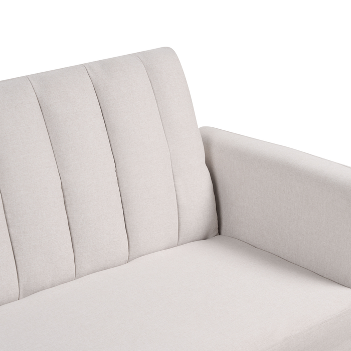 Beliani - VIMMERBY - Slaapbank - Beige - Polyester