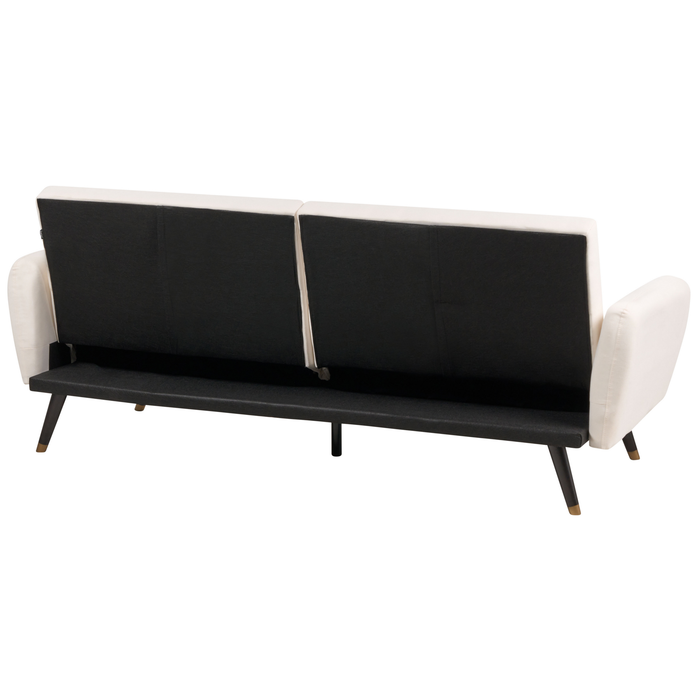 Beliani - VIMMERBY - Slaapbank - Lichtbeige - Polyester