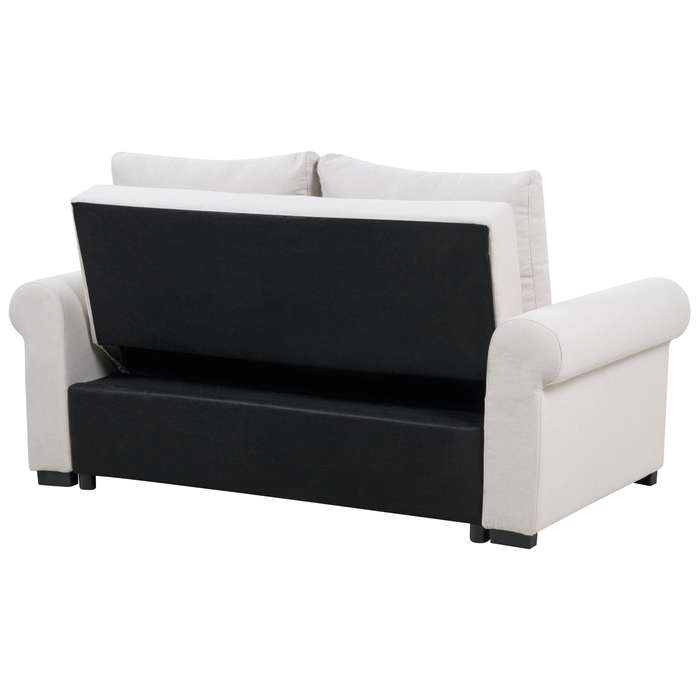 Beliani - SILDA - Slaapbank - Lichtbeige - Polyester