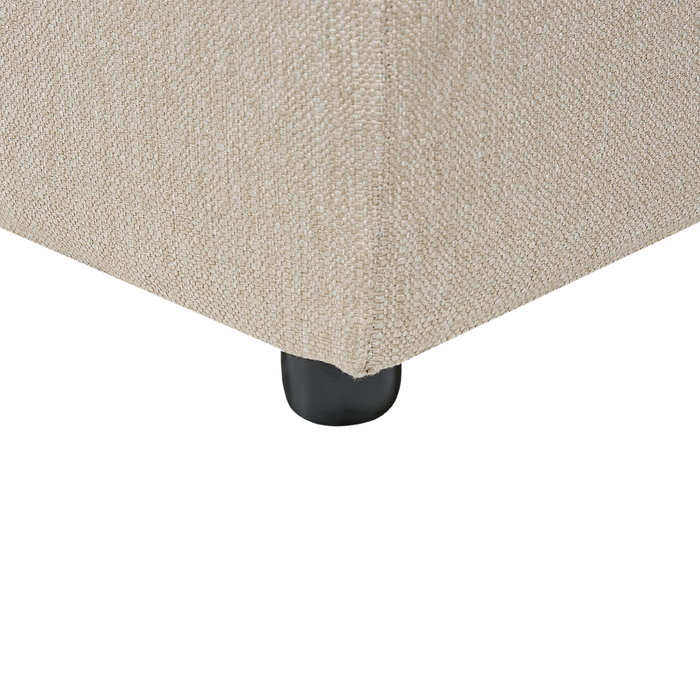 Beliani - LILVIKEN - Bank U-vormig - Beige - 5 persoons - Polyester