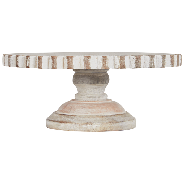 Beliani - MEMFIS - Cakestandaard - Lichthout - Mangohout