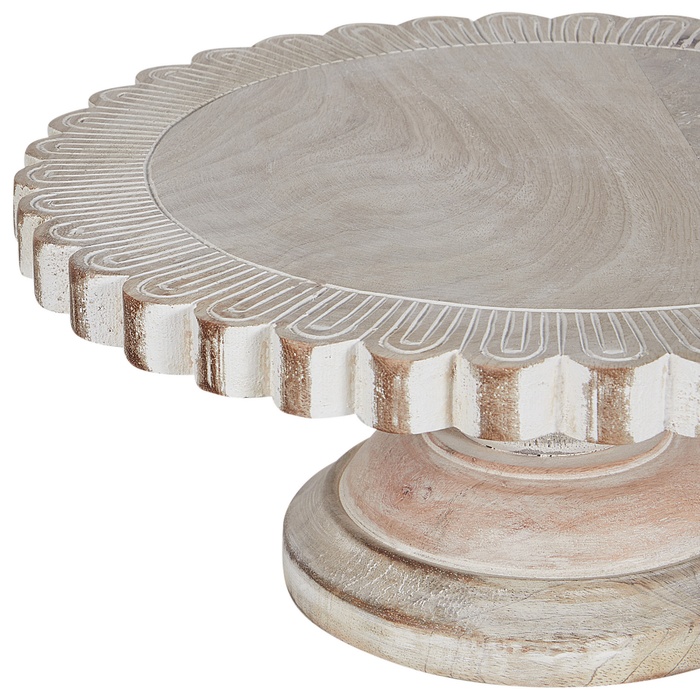 Beliani - MEMFIS - Cakestandaard - Lichthout - Mangohout