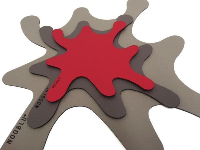 NOOBLU Deco onderlegger SPLASH - Cognac - 30 x 30 cm