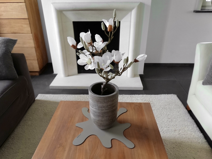 NOOBLU Deco onderlegger SPLASH -  black - 40 x 40 cm