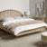 Beliani - AMBILLOU - Tweepersoonsbed - Taupe - 160 x 200 cm - Fluweel