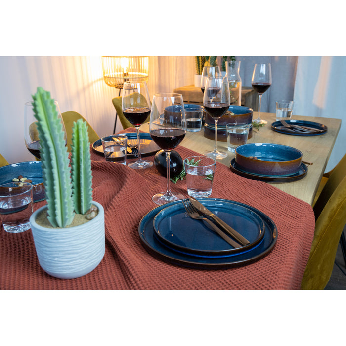 Cosy &amp; Trendy Diep Bord Quintana Blue ø 20 cm