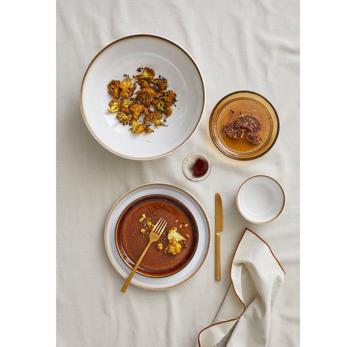 Bitz Ontbijtbord | Dessertbord Gastro Zwart|amber ø 21 cm