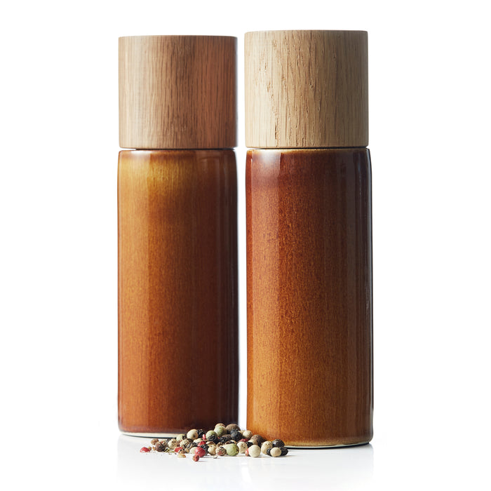 Bitz Gastro Peper- en Zoutmolen - Amber