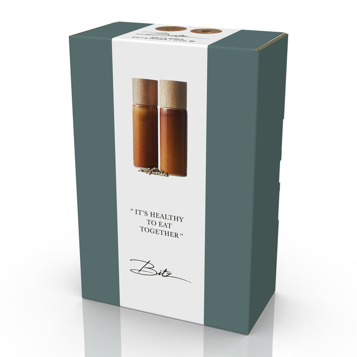 Bitz Gastro Peper- en Zoutmolen - Amber