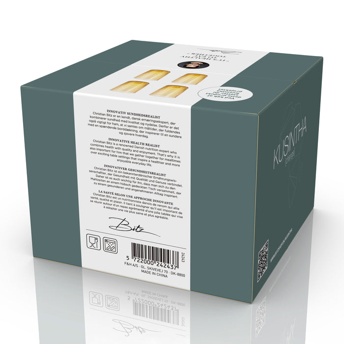 Bitz Kusintha Waterglas 280 ml 4 st. - Amber