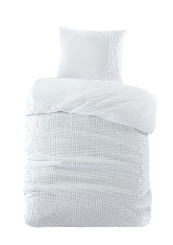 Papillon Mendoza dekbedovertrek 140x200|220 cm wit