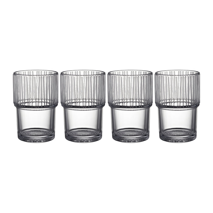 Bitz Kusintha Waterglas 280 ml 4 st. - Transparant