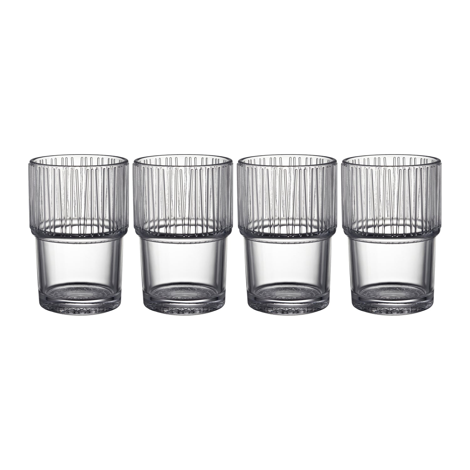 Bitz Kusintha Waterglas 280 ml 4 st. - Transparant