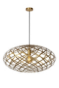 Lucide WOLFRAM Hanglamp - Mat Goud | Messing