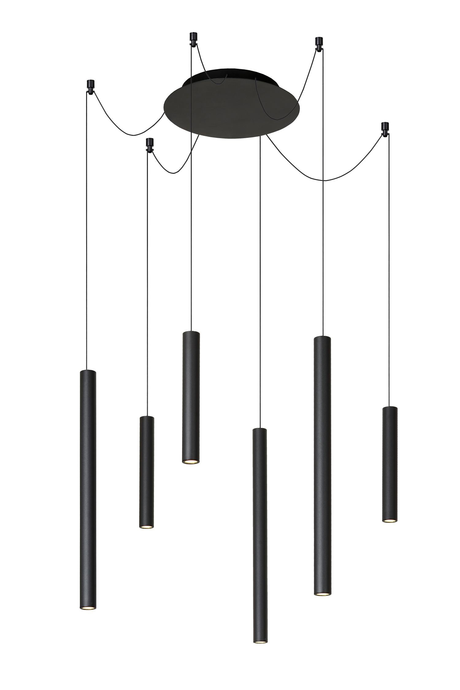 Lucide LORENZ Hanglamp - Zwart
