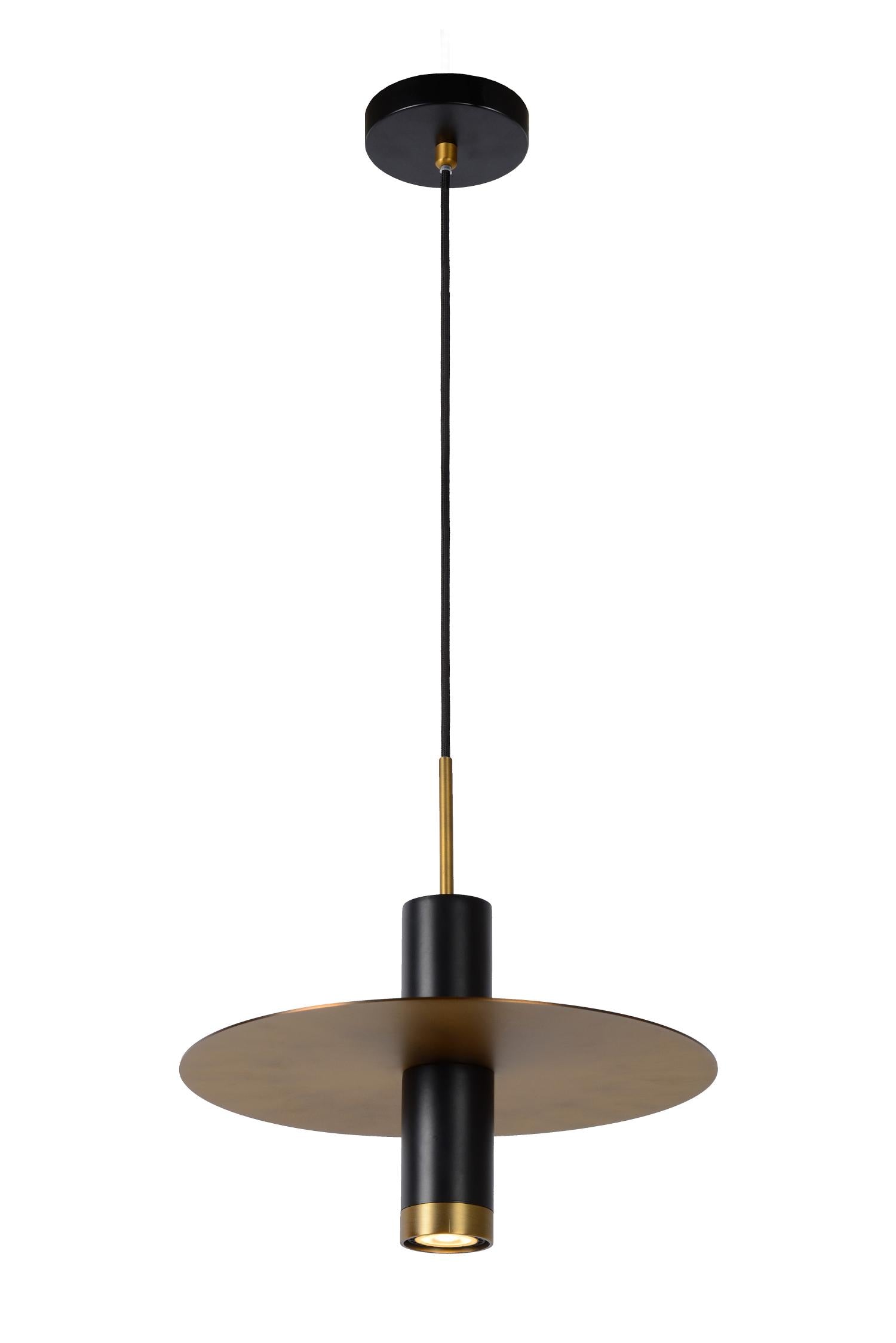Lucide SELIN Hanglamp 1xGU10 - Zwart