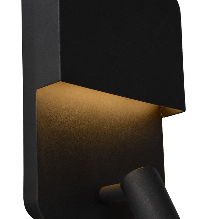 Lucide BOXER Bedlamp - Zwart