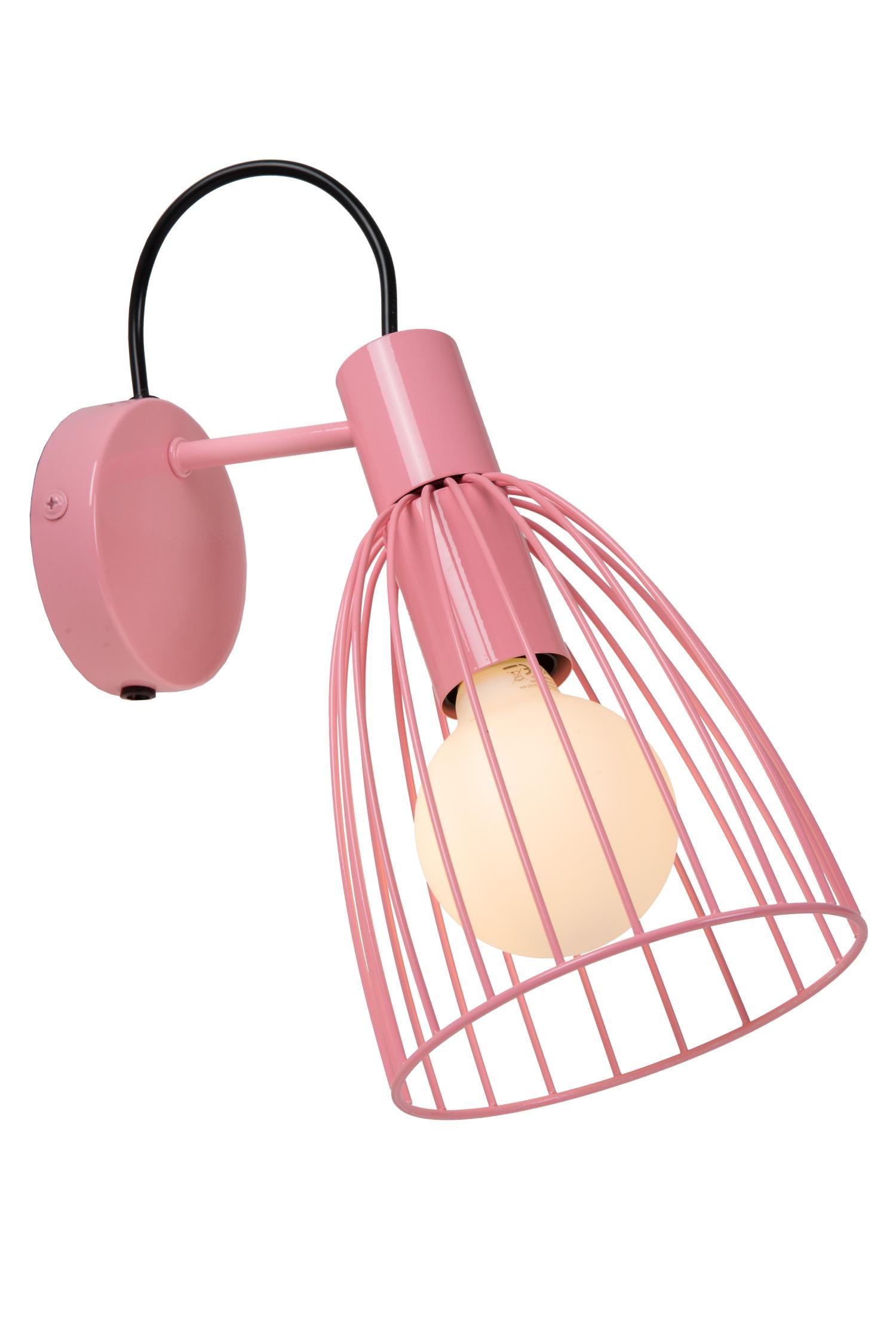 Lucide MACARONS Wandlamp - Roze