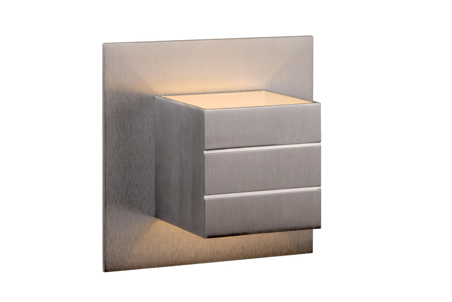 Lucide BOK Wandlamp - Mat chroom