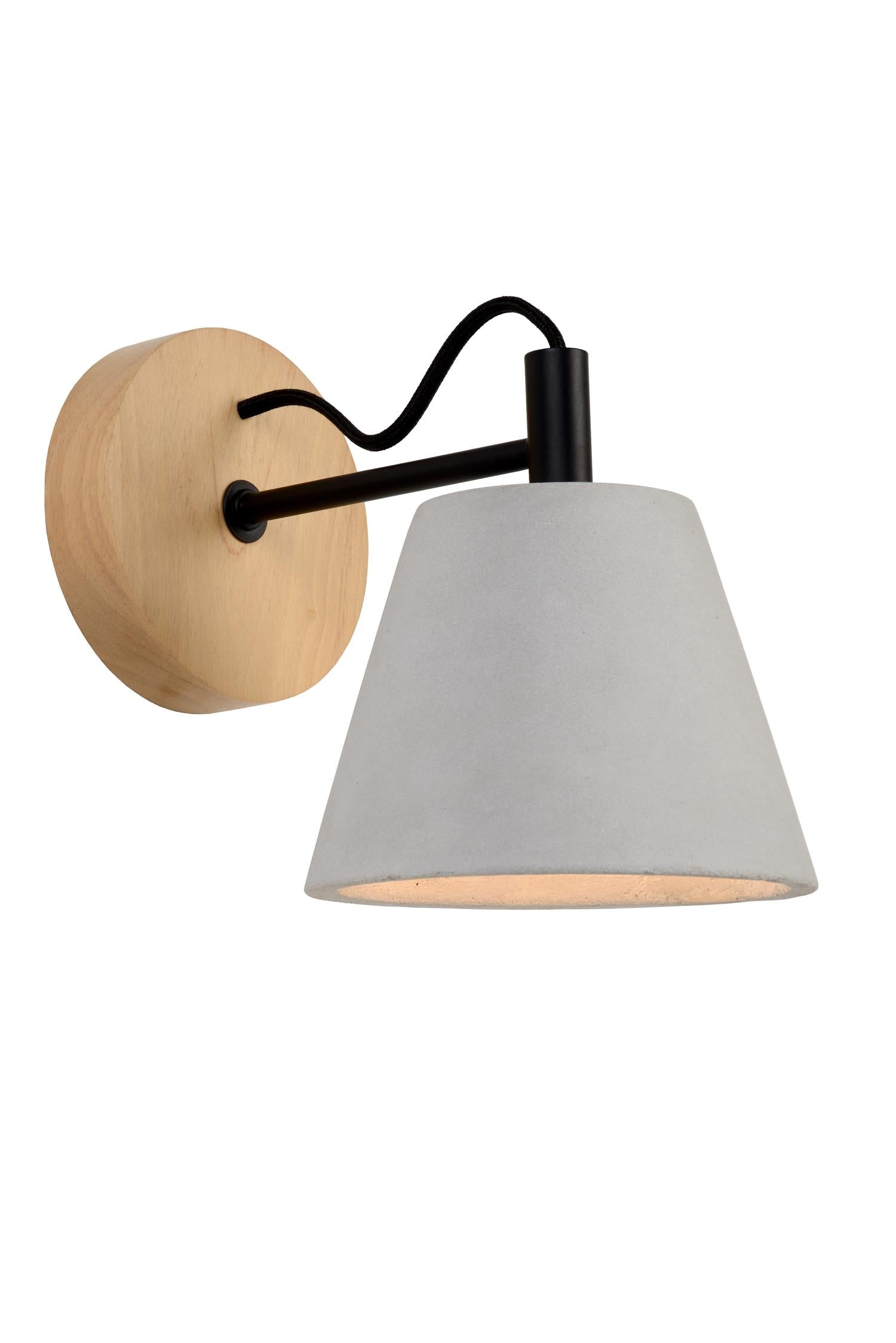 Lucide POSSIO Wandlamp - Grijs