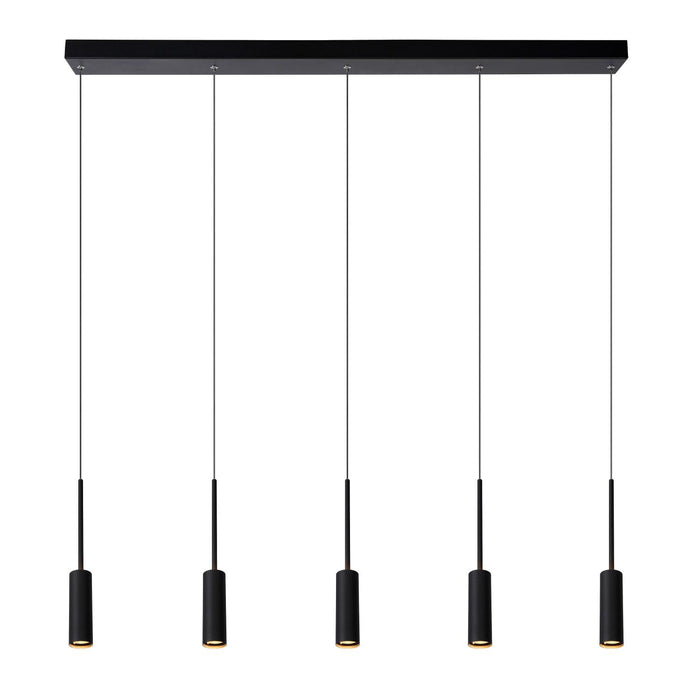 Lucide TUBULE Hanglamp - Zwart