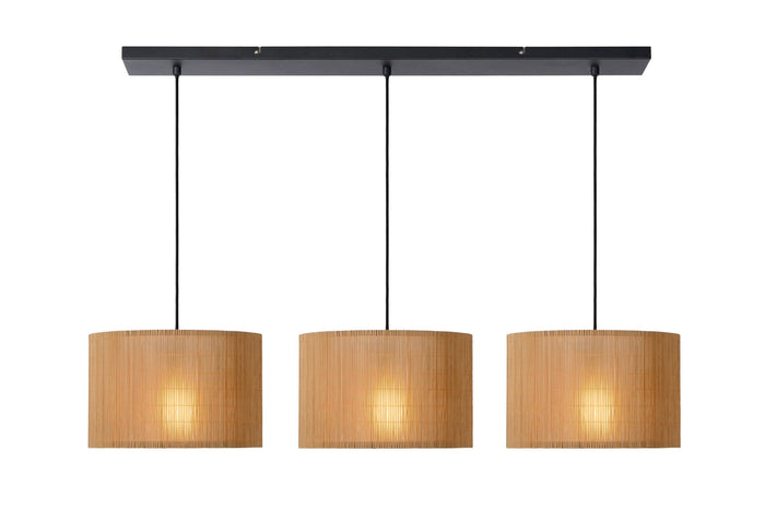 Lucide MAGIUS Hanglamp 3xE27 - Naturel