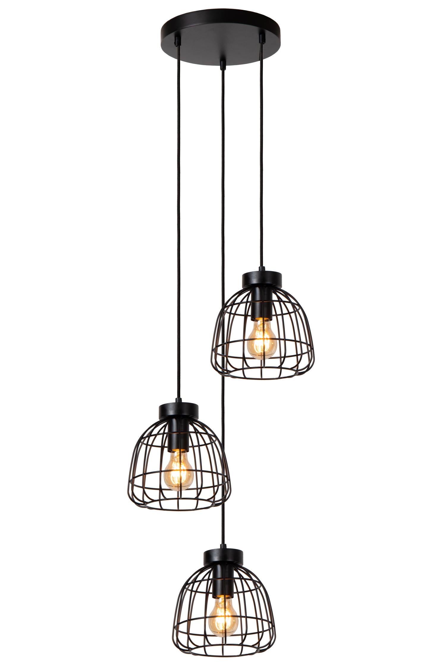 Lucide FILOX Hanglamp - Zwart