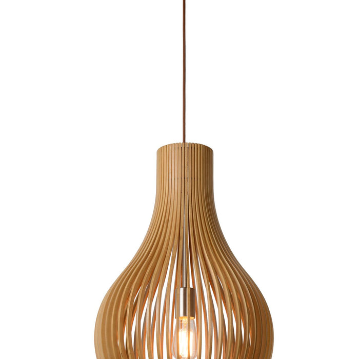 Lucide BODO Hanglamp - Licht hout