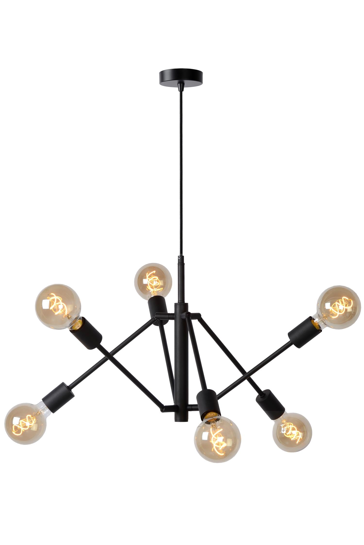 Lucide LESTER Hanglamp - Zwart