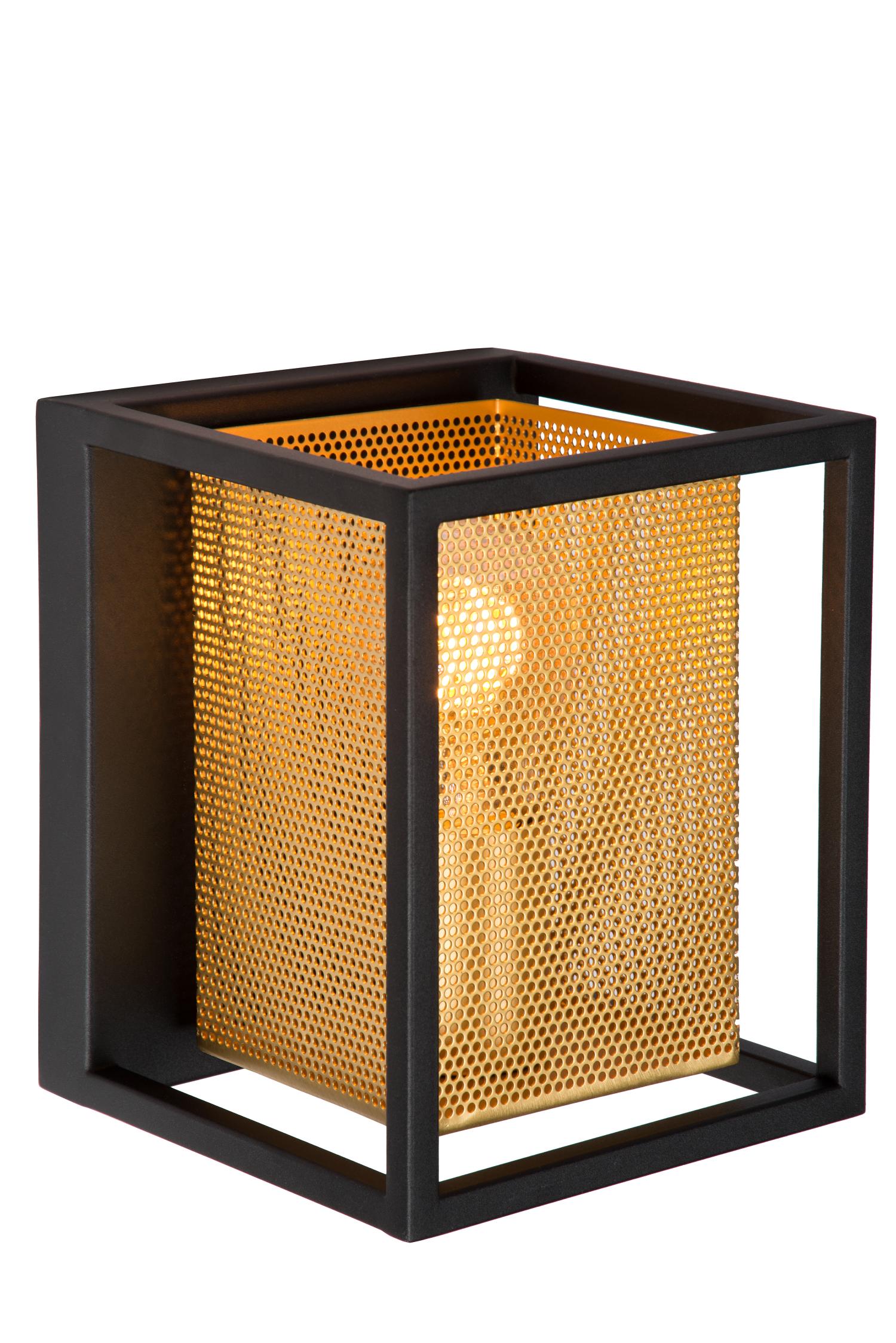 Lucide SANSA Wandlamp 1xE27 - Zwart