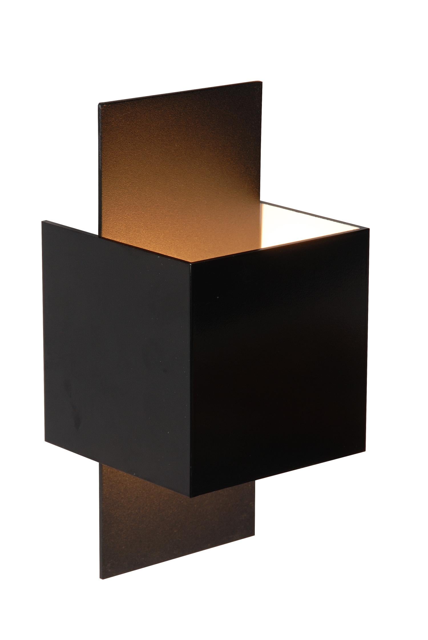 Lucide CUBO Wandlamp - Zwart