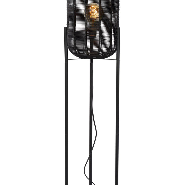 Lucide HERMINE Vloerlamp - Zwart
