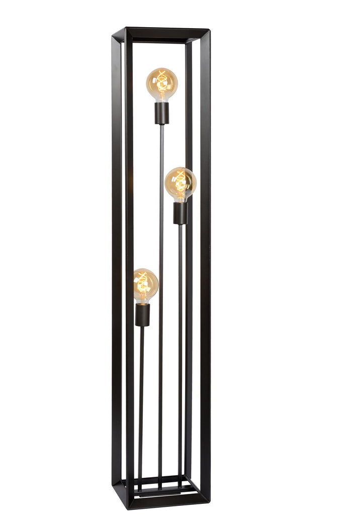 Lucide THOR Vloerlamp 3xE27 - Grijs ijzer