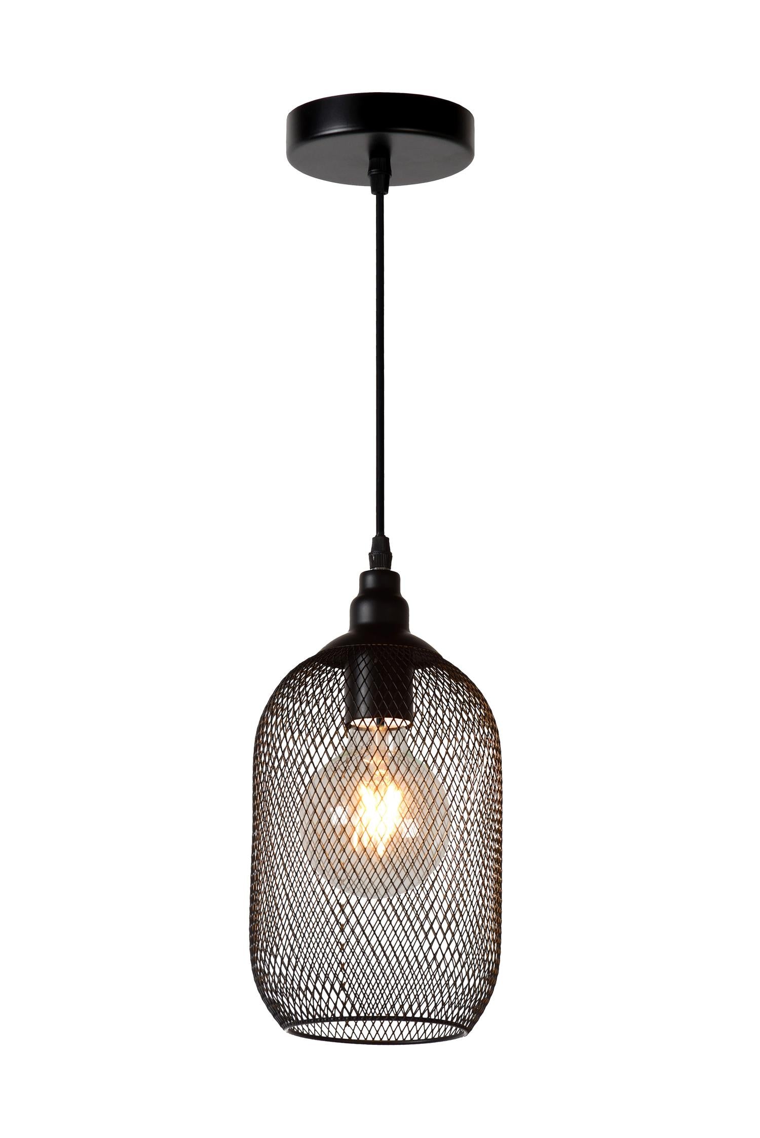 Lucide MESH Hanglamp - Zwart