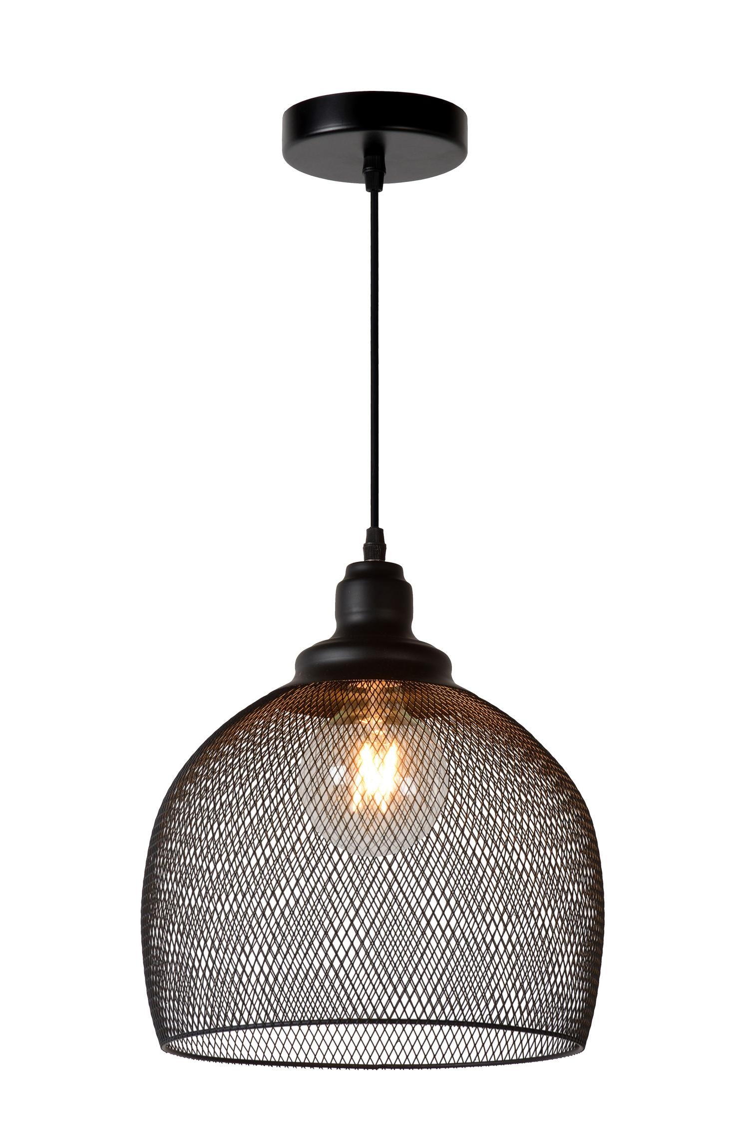 Lucide MESH Hanglamp - Zwart