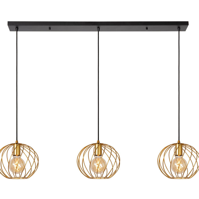 Lucide DANZA Hanglamp - Mat Goud | Messing