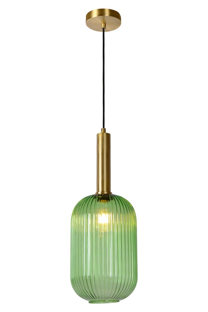Lucide Maloto Hanglamp Cilinder - Groen
