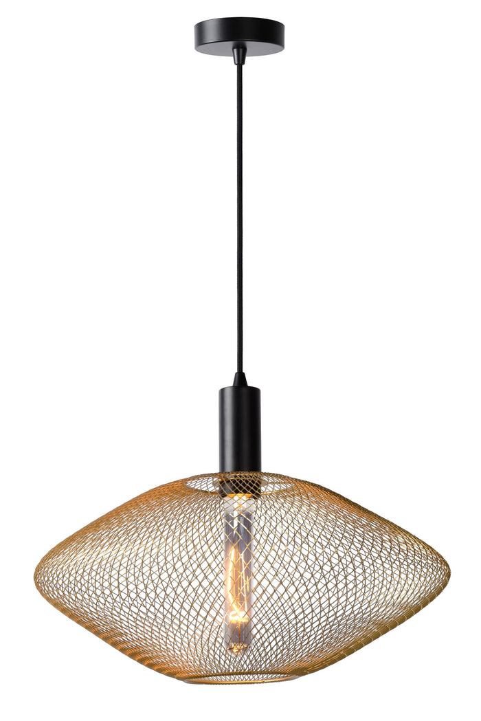 Lucide MESH Hanglamp - Mat Goud | Messing