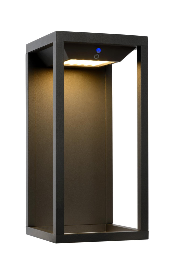 Lucide TENSO SOLAR Wandlamp 1xGeïntegreerde LED - Antraciet