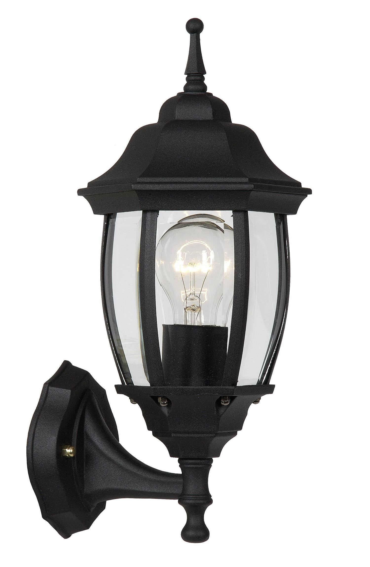 Lucide TIRENO Wandlamp 1xE27 - Zwart