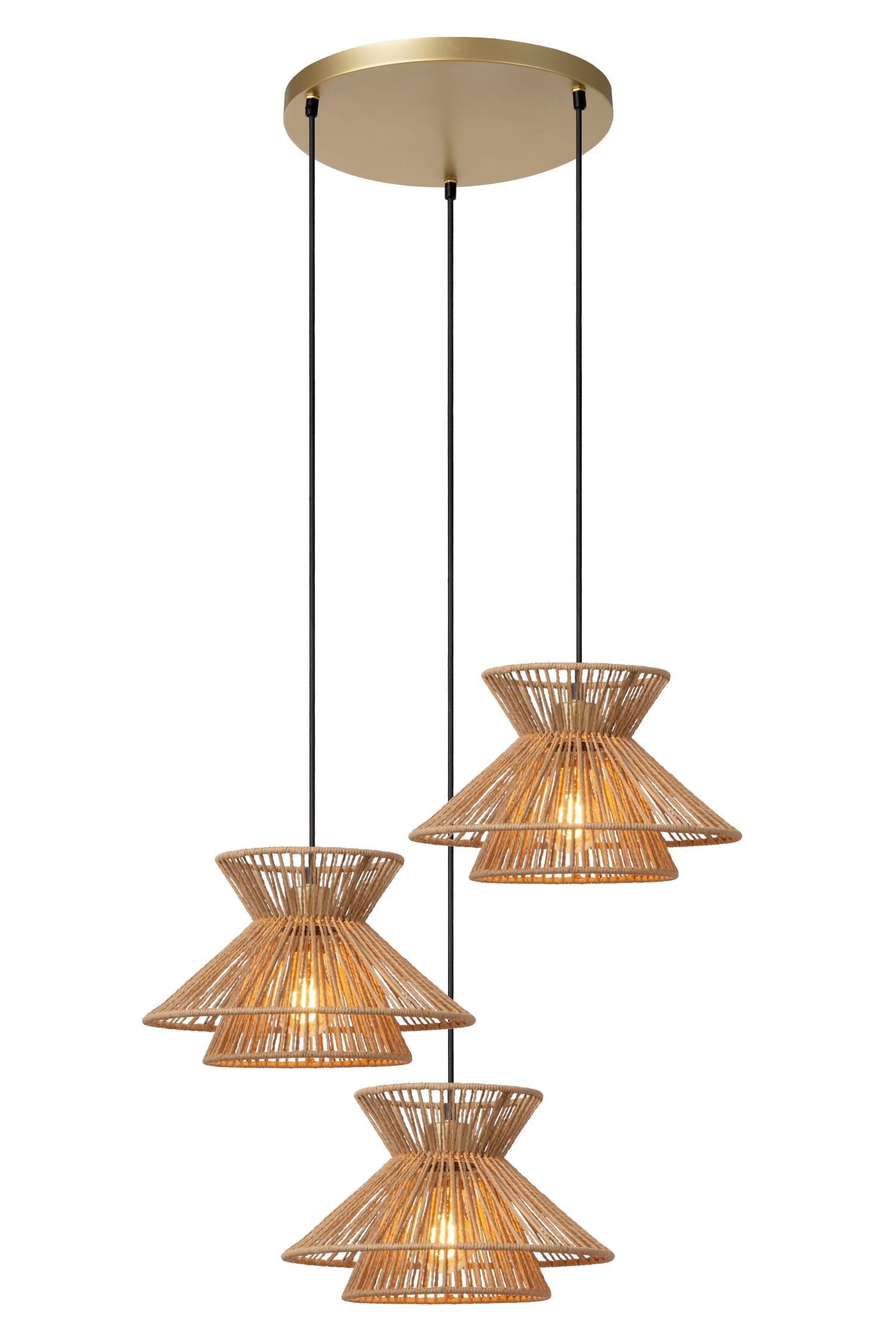 Lucide TASMAN Hanglamp - Naturel