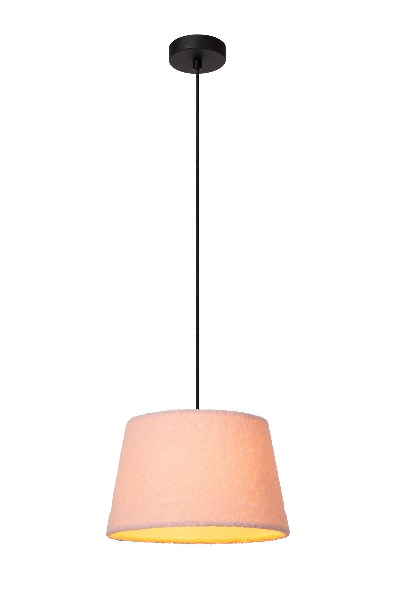 Lucide WOOLLY Hanglamp - Roze