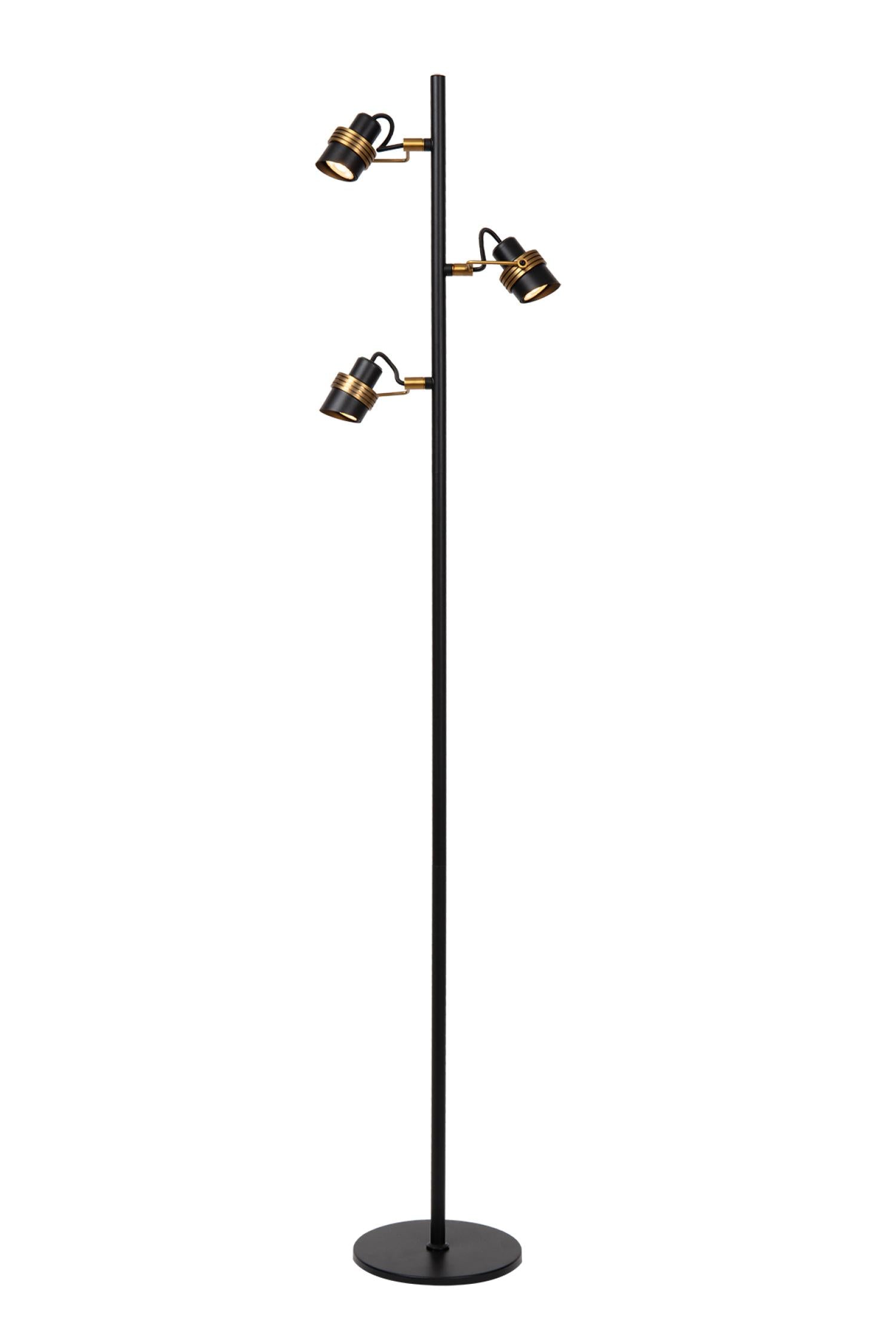 Lucide TUNDRAN Vloerlamp - Zwart