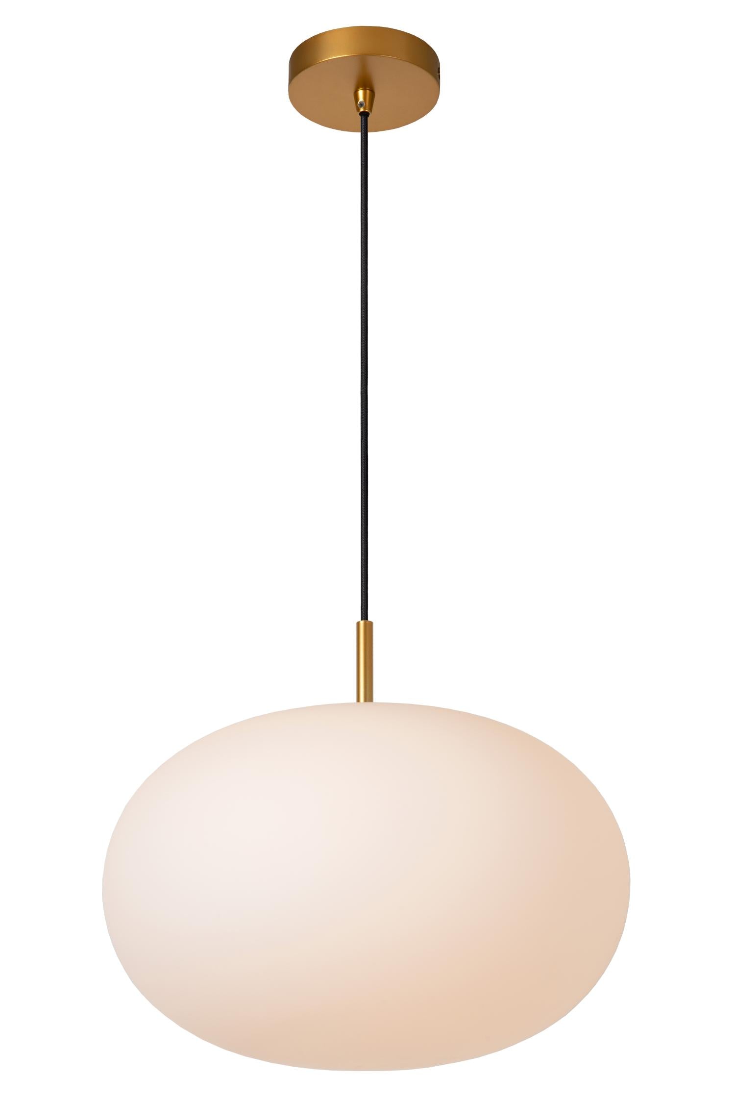 Lucide ELYSEE Hanglamp 1xE27 - Opaal