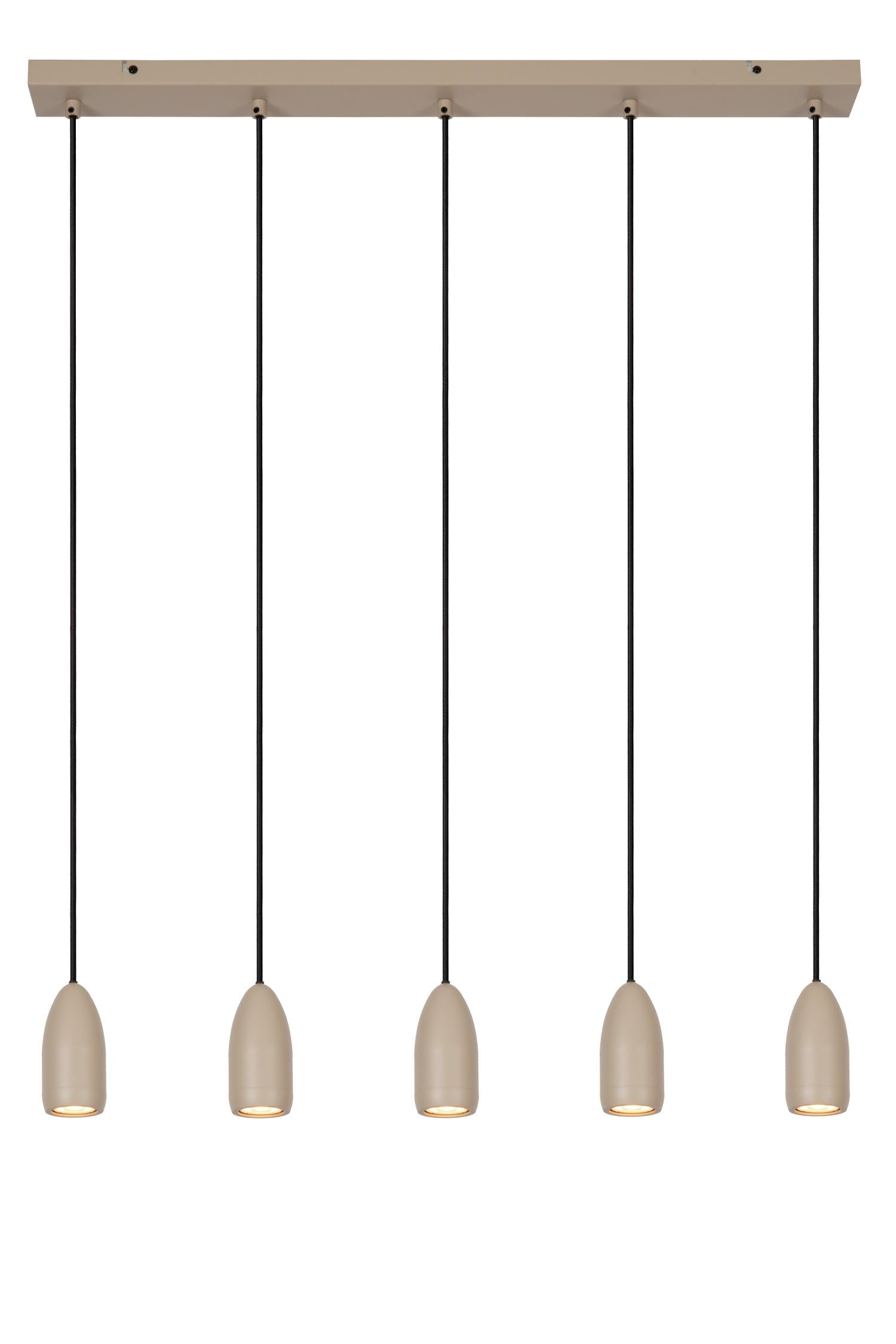 Lucide EVORA Hanglamp - Taupe