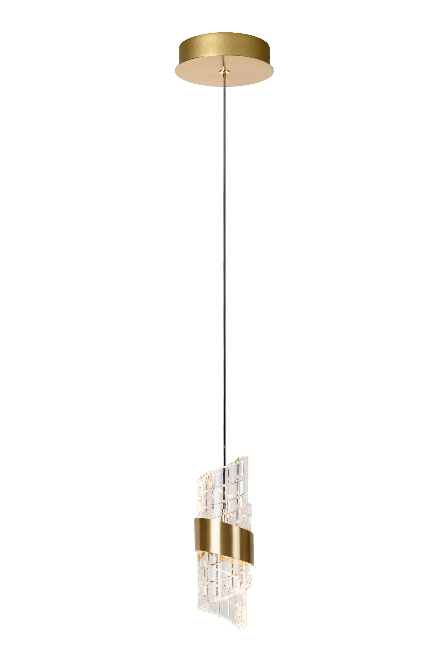 Lucide KLIGANDE Hanglamp - Mat Goud | Messing