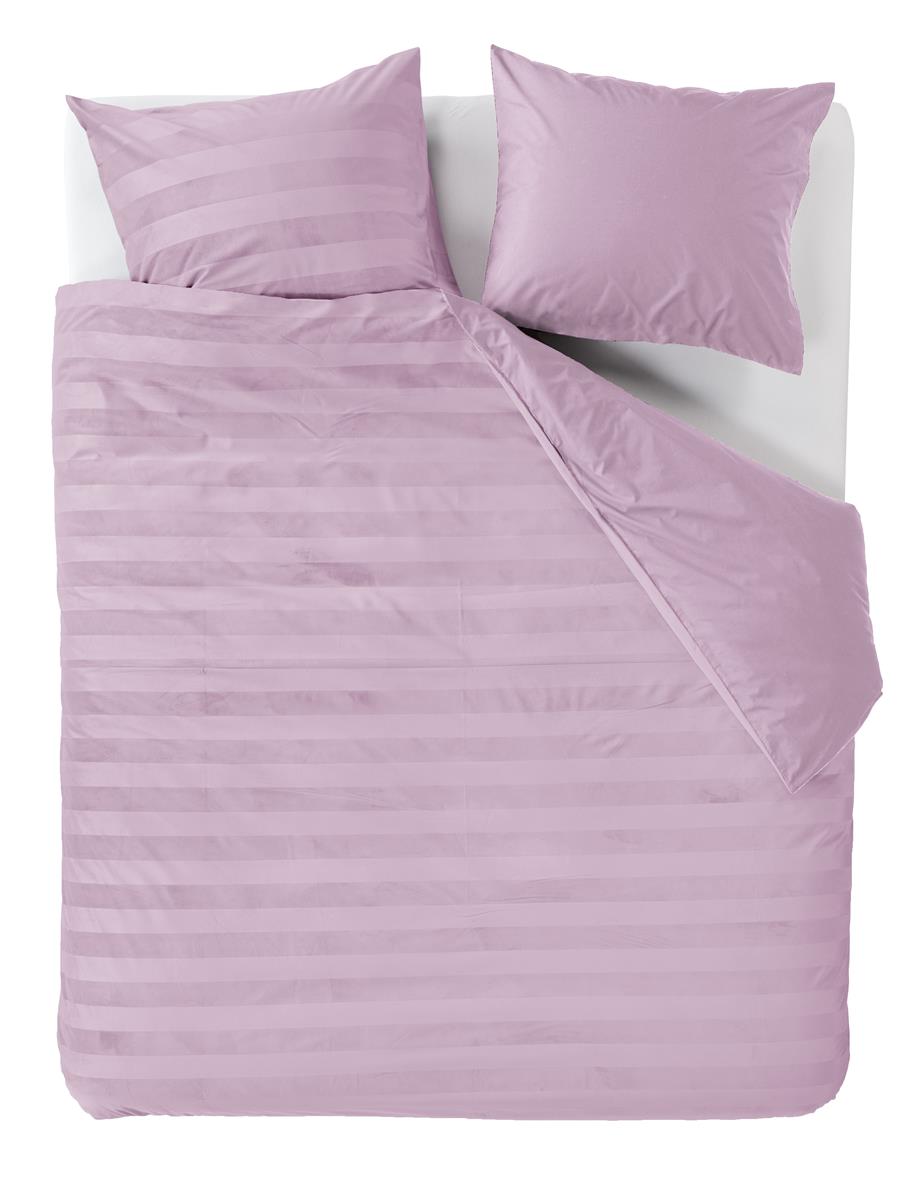 At Home Dekbedovertrek Velvet Soft Shine - lila