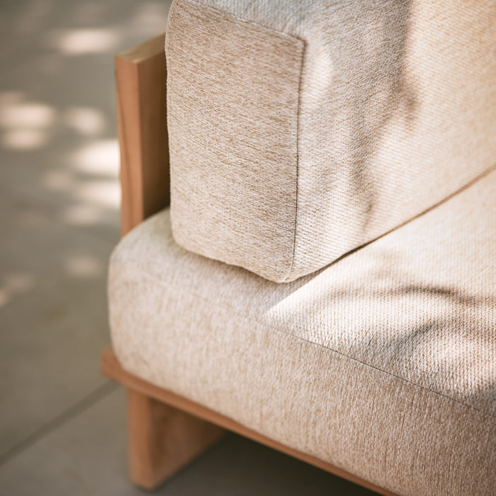 HKliving Teak Tuinbank - Natural