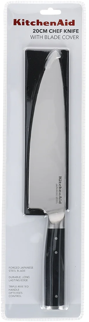 Koksmes 20cm, Hoogwaardig Japans Koolstofstaal - Incl Hoes - KitchenAi