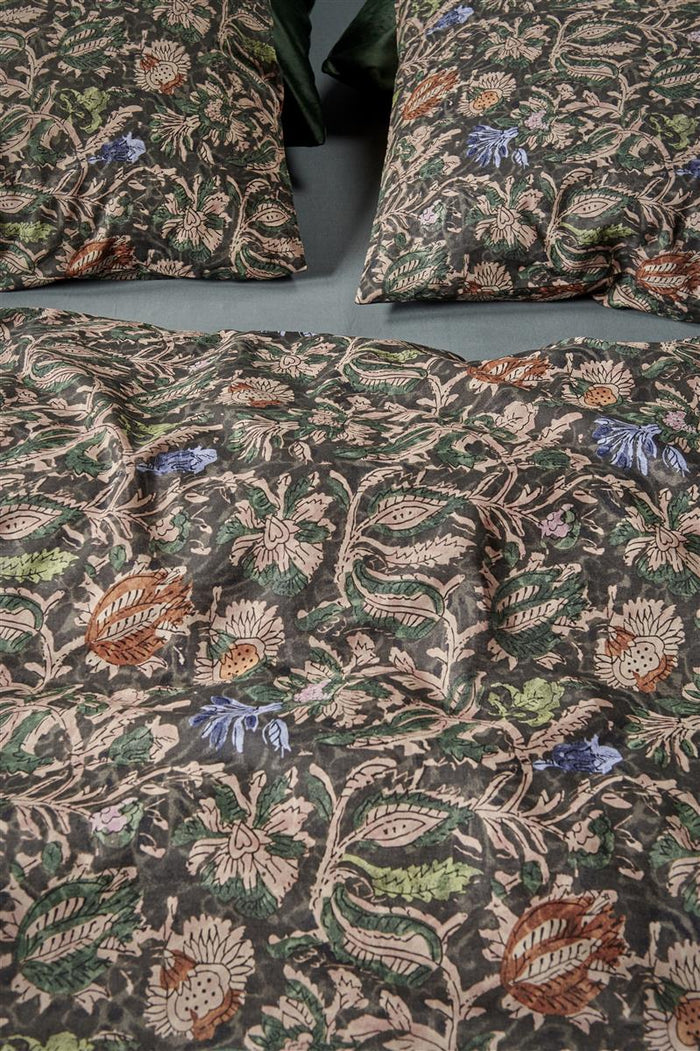 At Home Dekbedovertrek Katoen Batik - dark blue